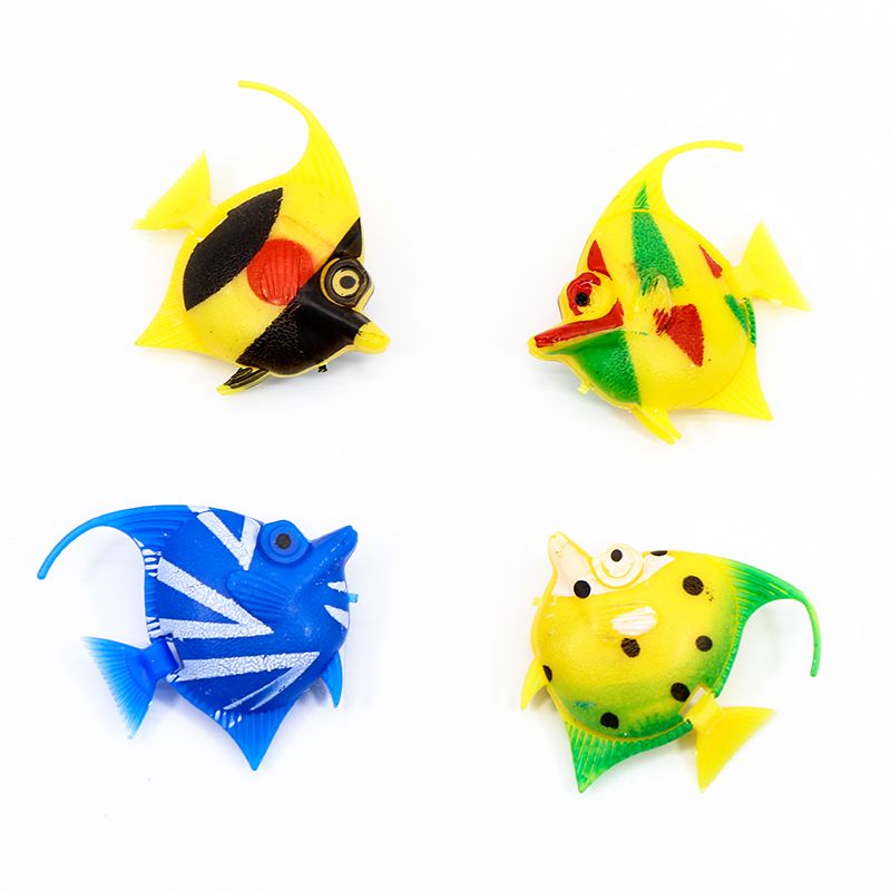 鱼影水族仿真塑料小鱼神仙鱼可浮水小鱼玩具详情图3