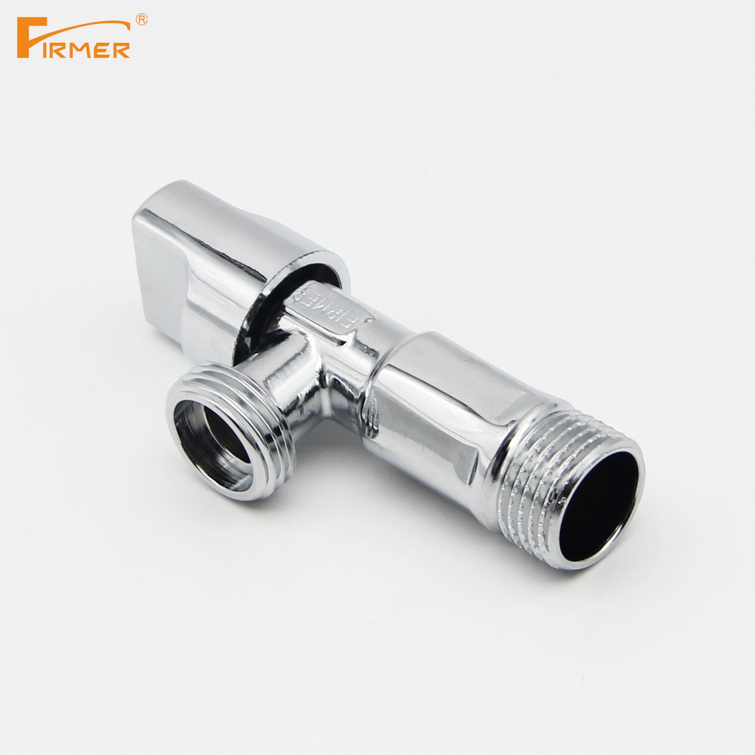 FIRMER copper hot and cold triangle valve check valve face basin dish basin toilet water heater triangle valve Specification drawing