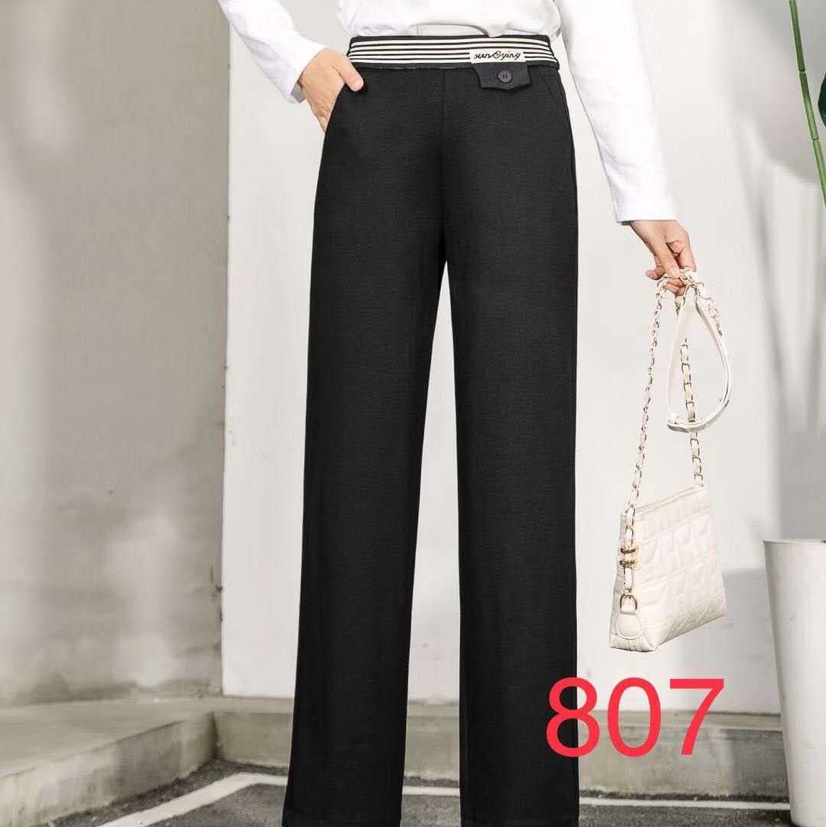 High-waisted wide-leg women's summer thin 2020 new style chiffon straight-leg pants with loose drape and versatile casual ice silk long pants