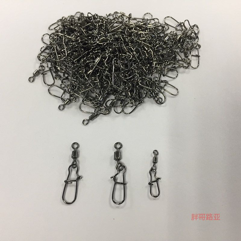 Dongle Bodybuilding Enhanced Pin, Luya pin connector, figure-eight ring Rotating ring pin connection buckle, fishing gear accessories