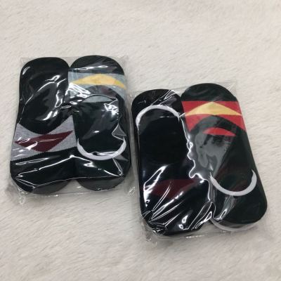 100% cotton socks invisible silicone non-slip socks