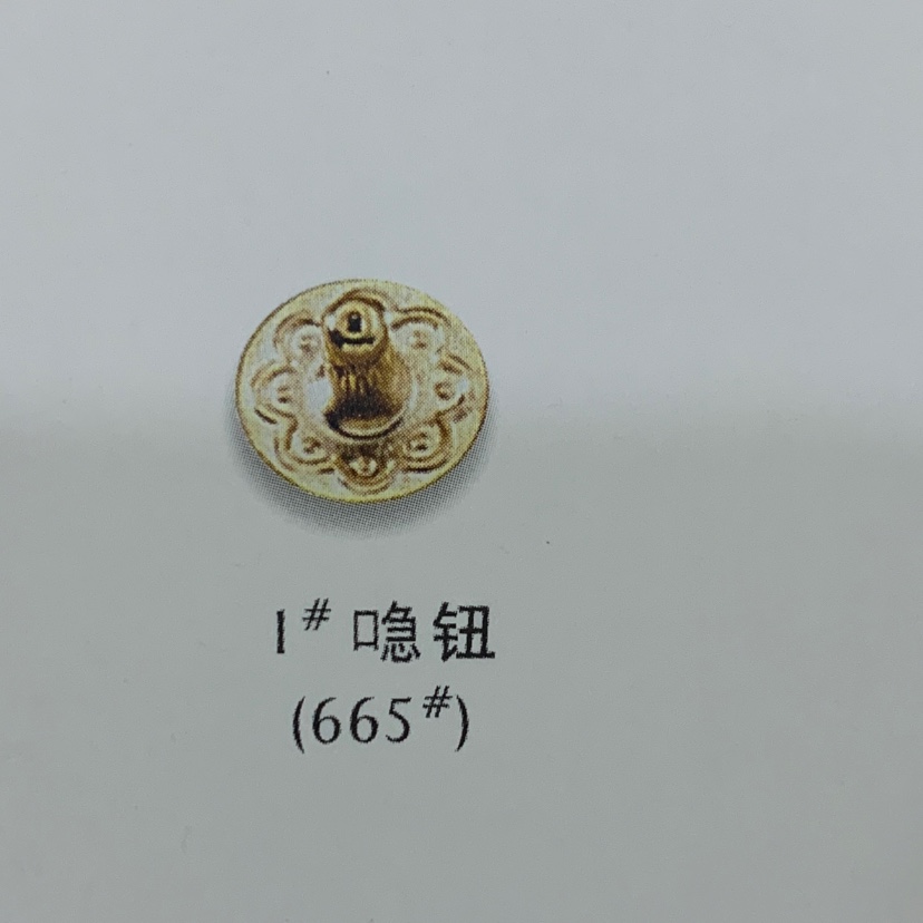 厂家直销热销新款金色喼钮辅料 配件