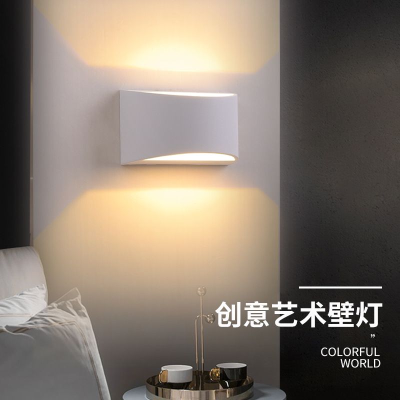 Simple hotel room bed LED wall lamp interior creative wall lamp