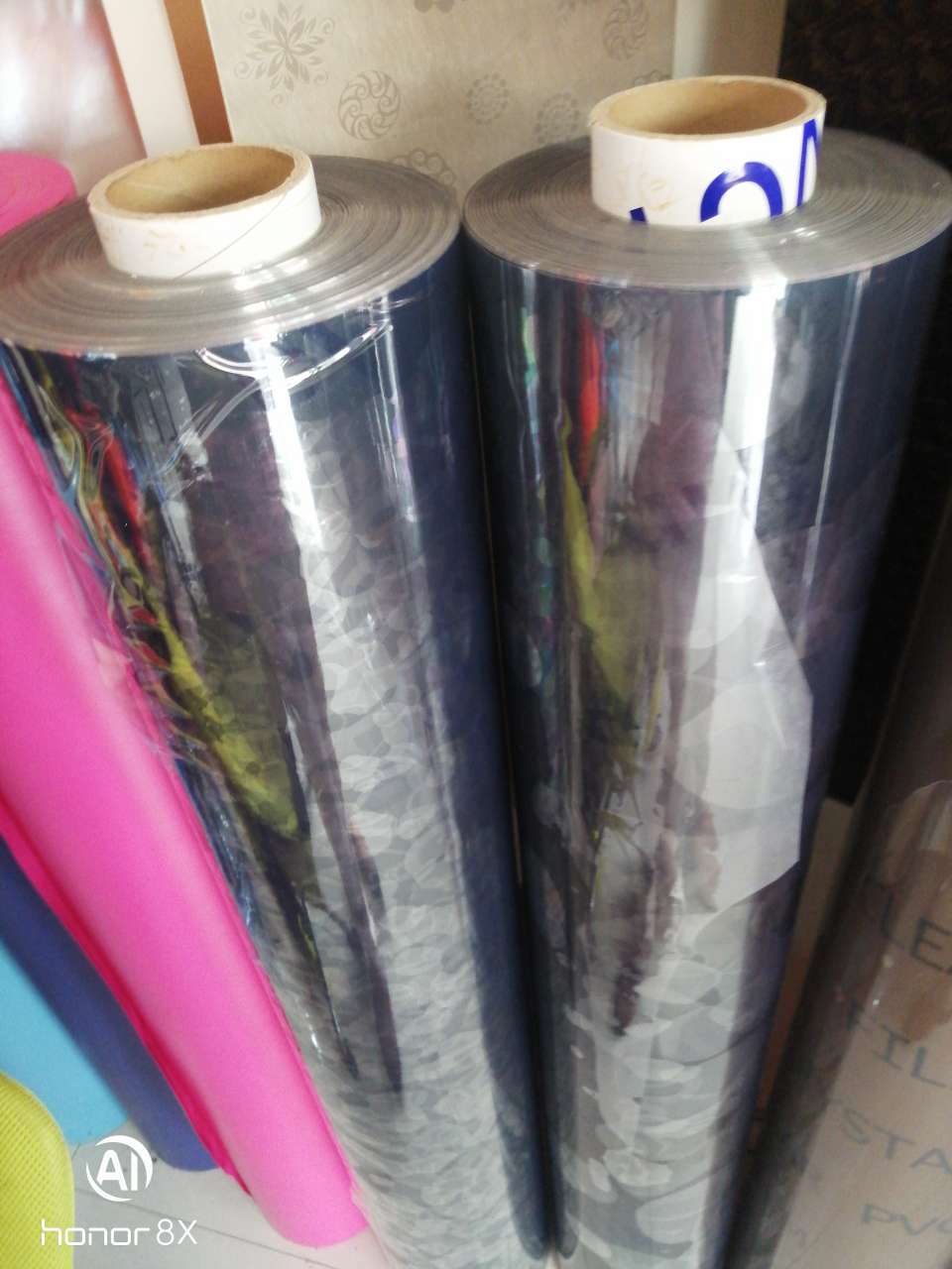Ultra-transparent 25-micron eco-friendly PVC book cover film, adhesive cover film, pen case film detail image 1