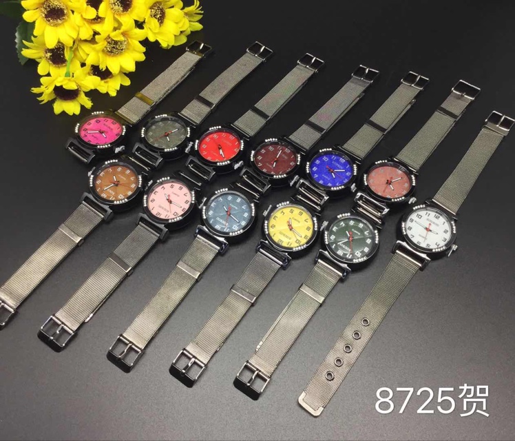 2020 new fashion women's mesh belt watch, quartz watch for both domestic and foreign trade sales
