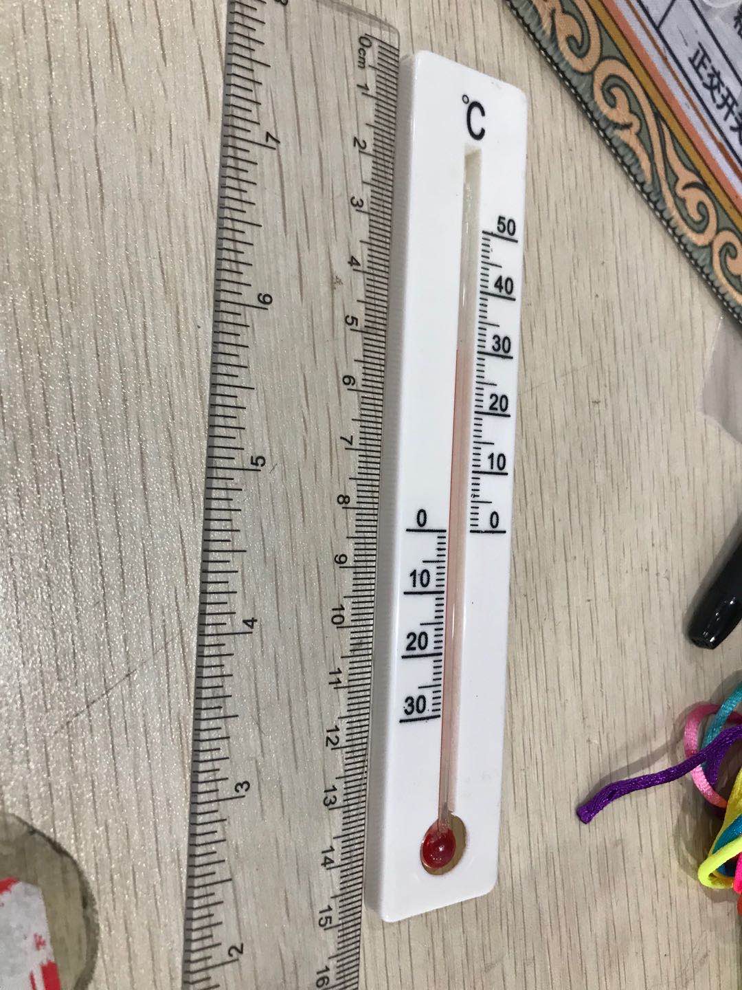 Factory Direct Sales; Wholesale Supply Of Arts And Crafts Accessories Cardboard Thermometer, Aluminum Thermometer, Self-Adhesive Thermometer Accessories Specification drawing