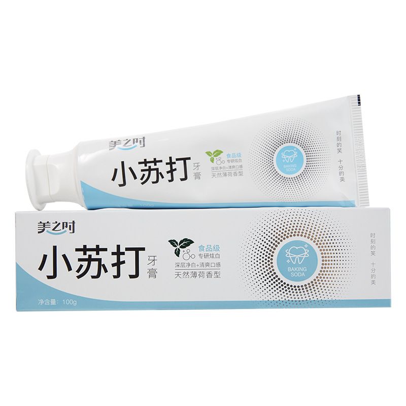 Meishi Baking Soda Toothpaste 100g (Natural Mint) details Picture