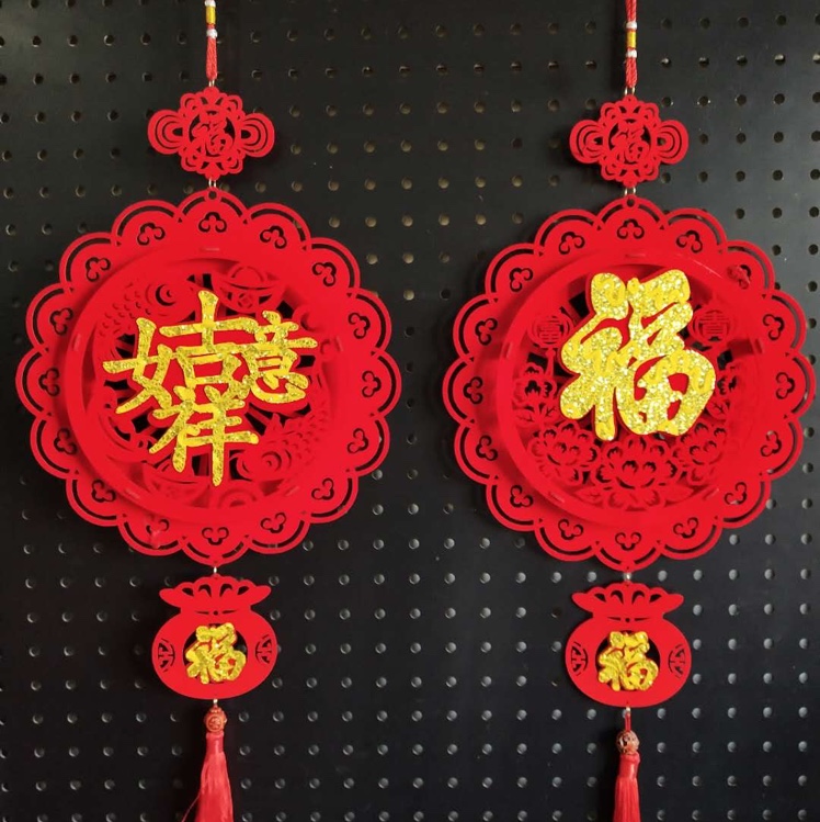 40# Three-dimensional pendant is circular