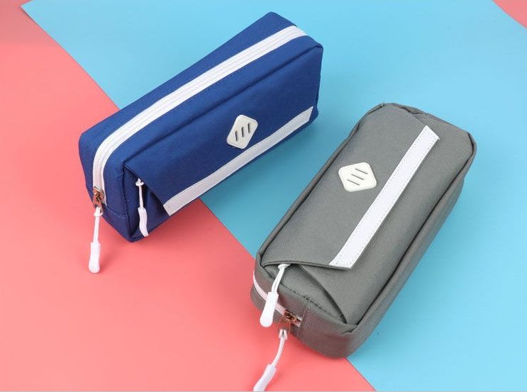 多层大容量笔袋女中学生高中生少女心网红铅笔袋韩版帆布文具盒详情图4