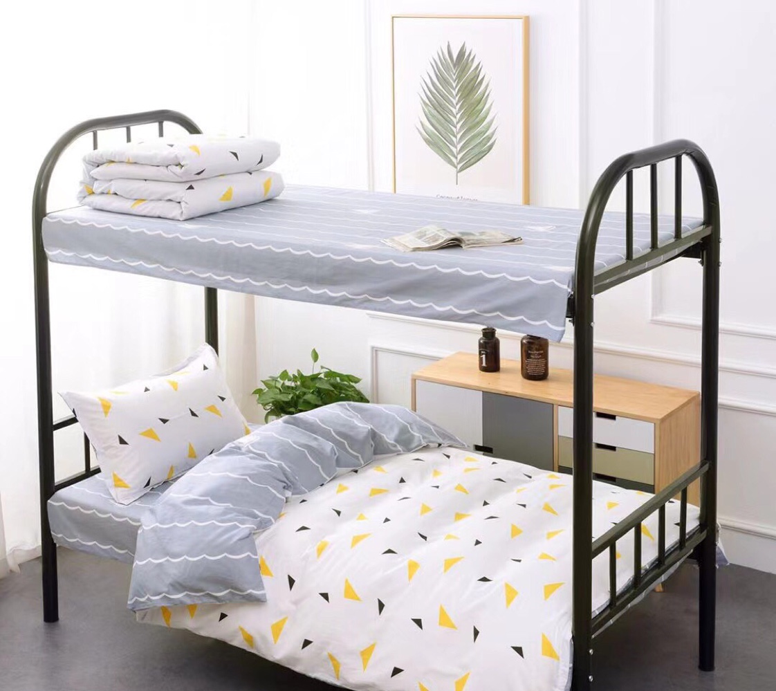Factory direct sales of all-cotton fabric three-piece sets for student dormitories, children's beds and apartment beds undefined
