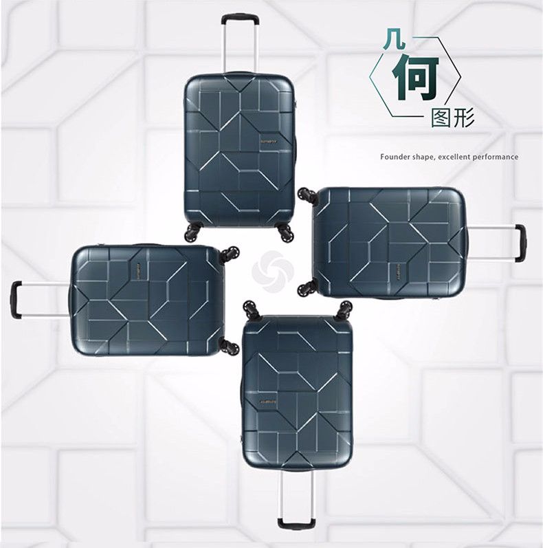 Samsonite four-wheel handle case 66/24- Charcoal grey details Picture