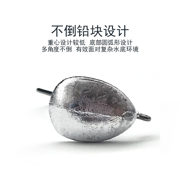 Donglejian -5g-7g-10g Untoppable lead Head Hook Hook Set High-strength anti-hanging bottom vertical jumping bass detail image 2