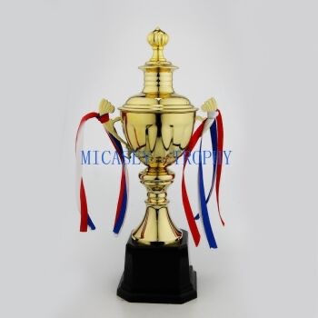 Metal trophy with cover Event supplies Awards trophy