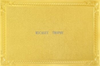 Gold foil paper gold foil wood plate for writing