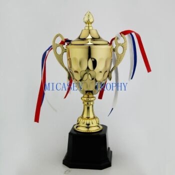 Metal trophy with lid Award ceremony live broadcast award