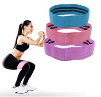 Squat yoga resistance band Cotton hip circle warping hip circle squat training hip circular elastic band tension band