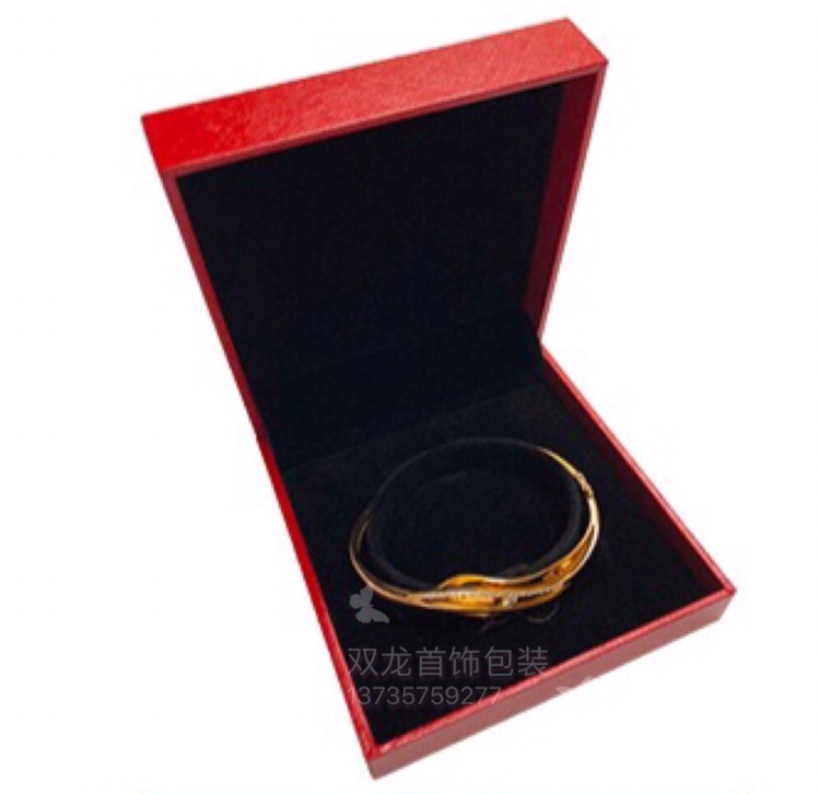 高档充皮纸特种纸金边直角手镯手链项链盒戒指盒珠宝饰品首饰盒收纳盒礼盒礼品盒包装盒等产品图