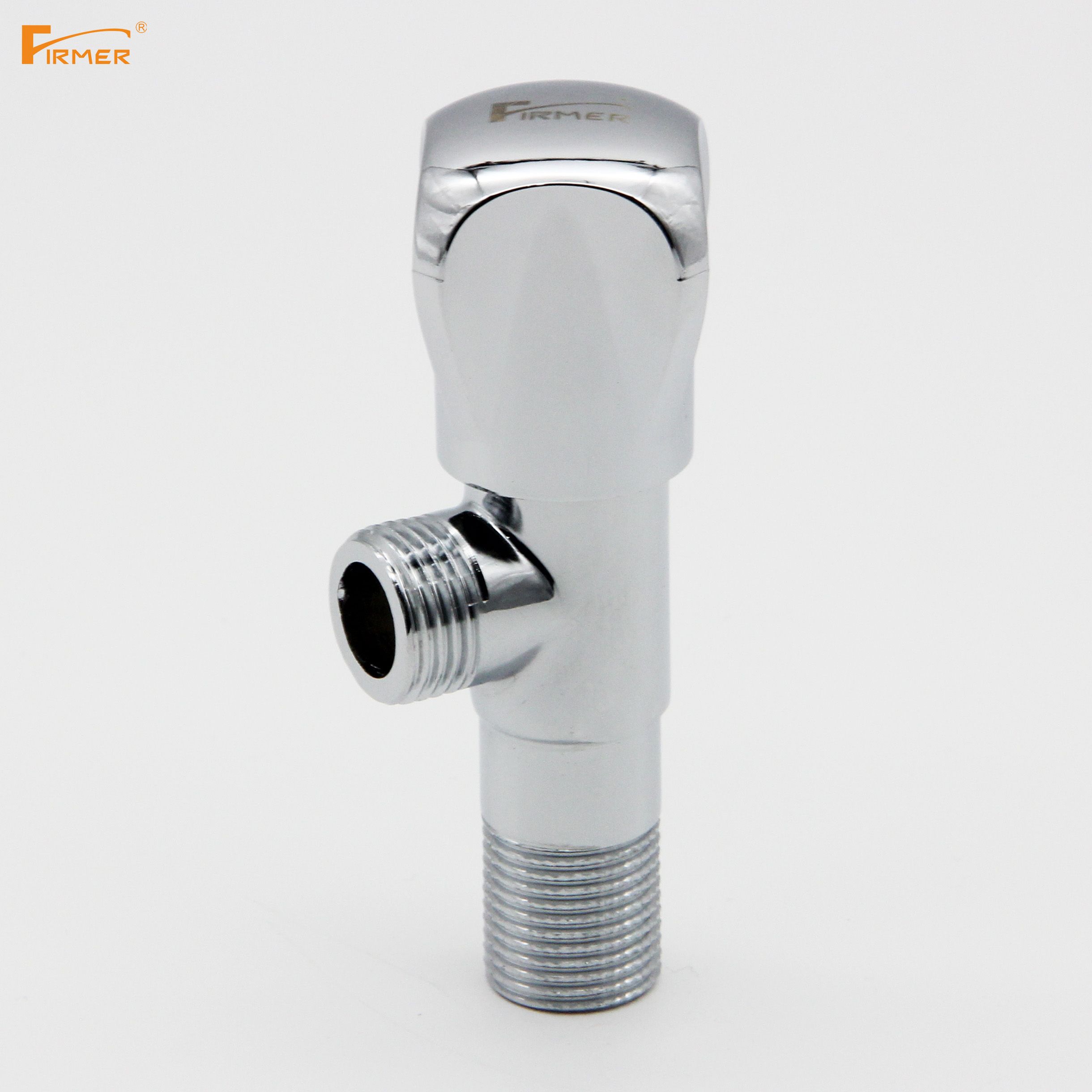 FIRMER copper hot and cold water heater triangle valve faucet stop valve switch household details Picture