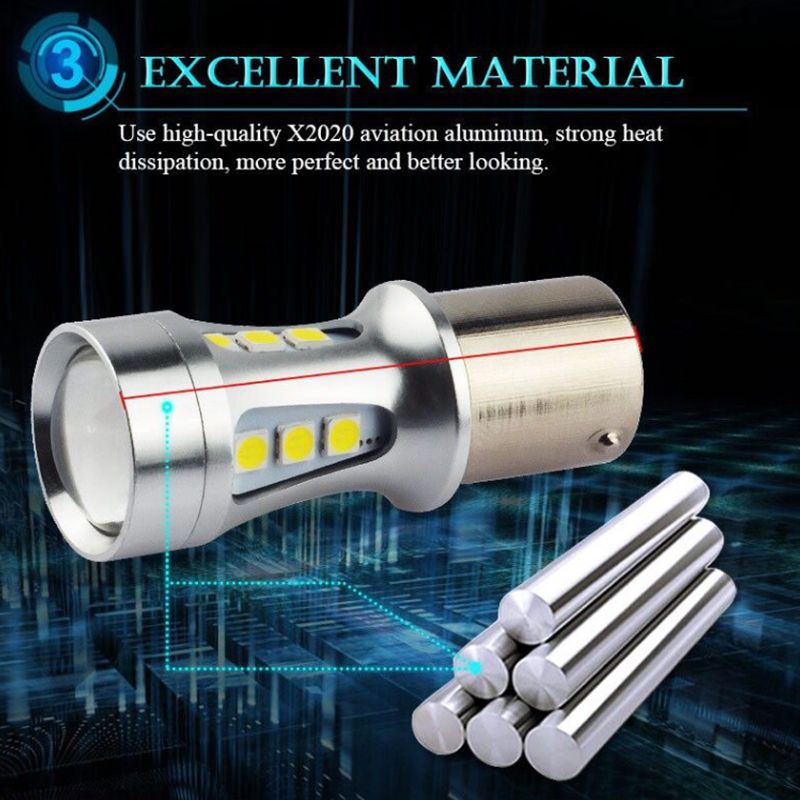 P21W BA15S 1156 18W 3030 18SMD 18LED Brake lights, reverse lights, turn signals pic 7