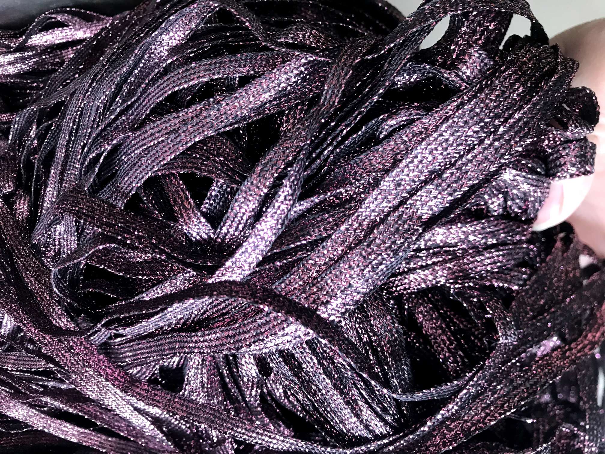 五毫米金丝扁绳，服装辅料绳，饰品头饰绳，手工饰品绳细节图