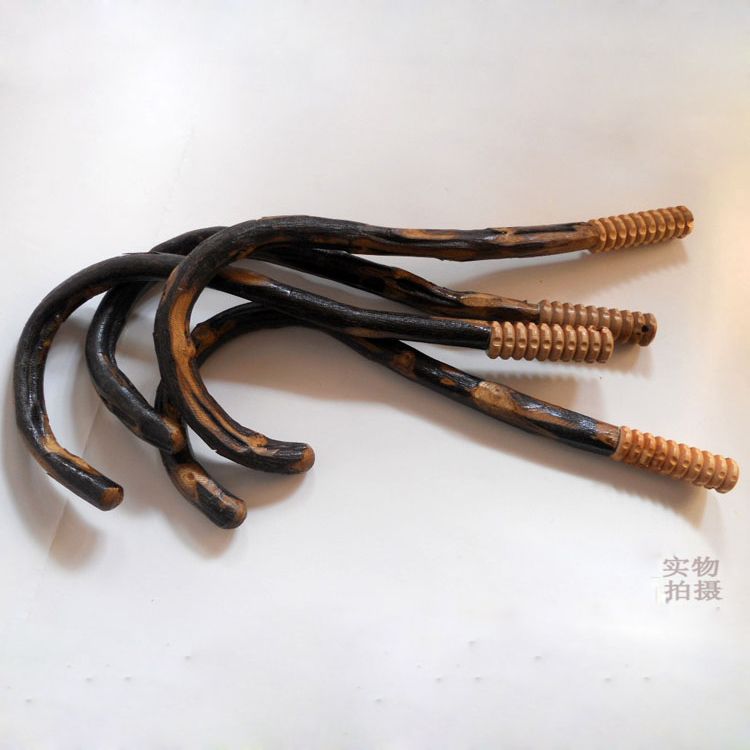 天然木质背部按摩器 藤钩按摩器详情图1