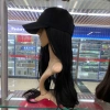 Ordinary high-temperature silk wig and hat sewn onto the hat. The wig is non-detachable. Custom-made and wholesale of cap wigs details Picture