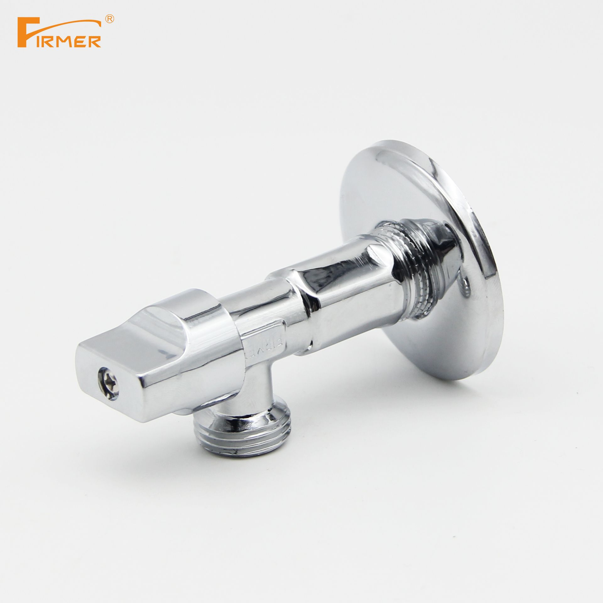 FIRMER copper hot and cold triangle valve check valve face basin dish basin toilet water heater triangle valve details Picture