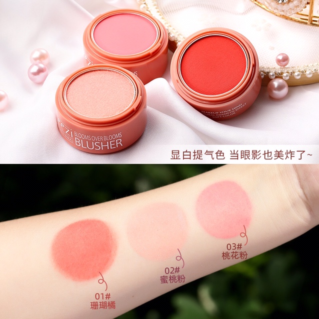 Liz 5287 Little Bell Pink Mushroom Head blush Highlights nude makeup for a natural blush toning finish Application Scenario