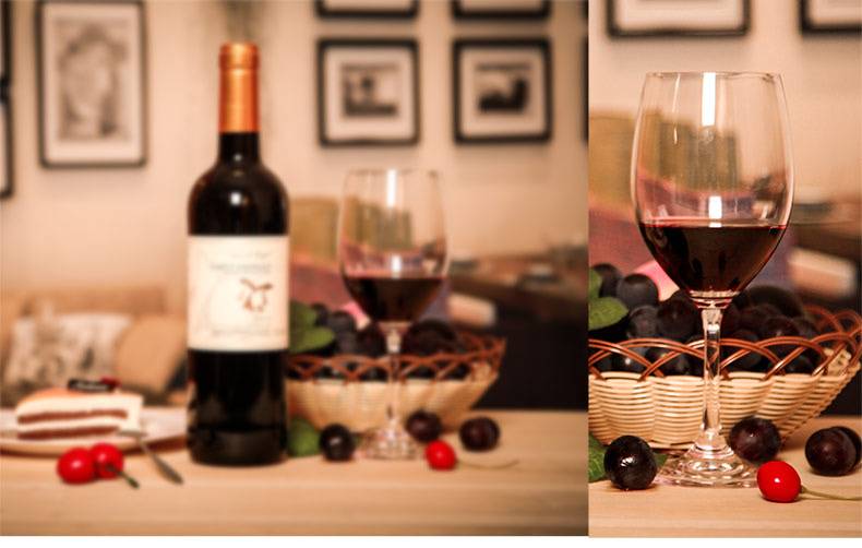 Gilong Pile Emperor Penguin Dry Red 750Ml Special Selection Red Wine Specification drawing