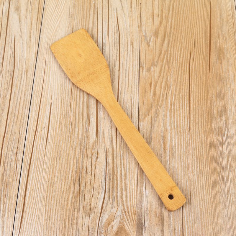木质厨房居家木铲子不粘锅长柄铲漏铲炒菜木铲锅铲图