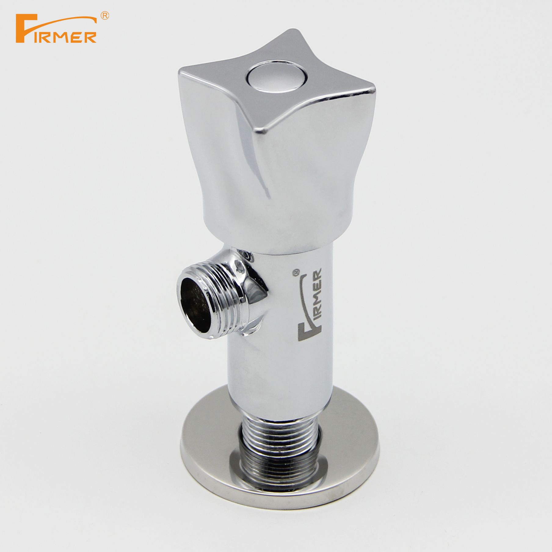 FIRMER slow open copper Angle valve hot and cold water 44 points general purpose thickening household bathroom accessories full figure
