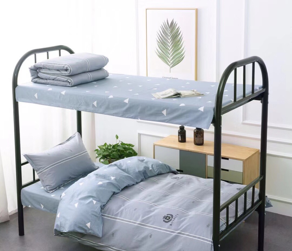 Factory direct sales of all-cotton fabric three-piece sets for student dormitories, children's beds and apartment beds undefined