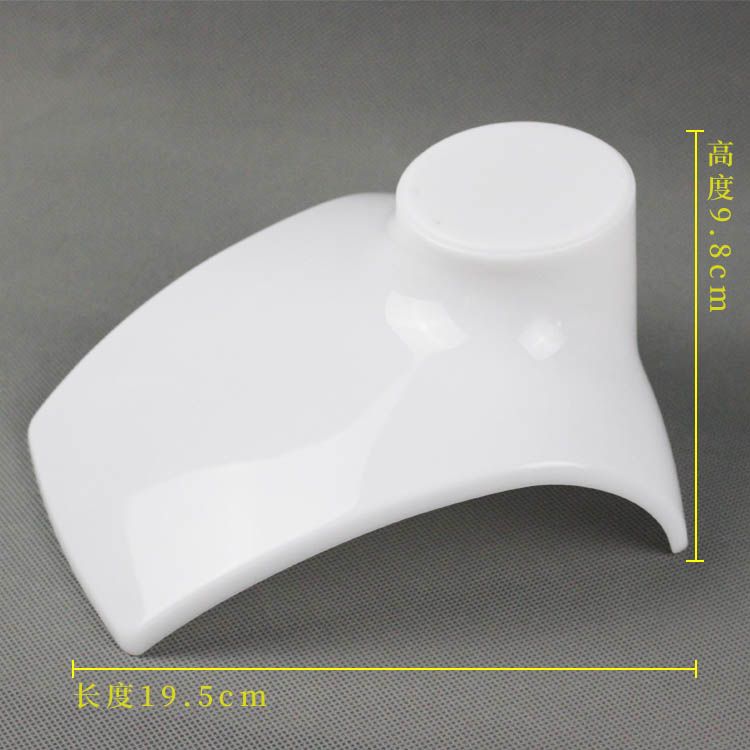 Plastic necklace stand, earring stud, display stand, jewelry store counter, window display stand, street vending figure, neck model Specification image