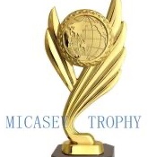 Personalized trophy, alloy-shaped trophy, fashionable and trendy party prize design style, simple and fashionable trendy trophy