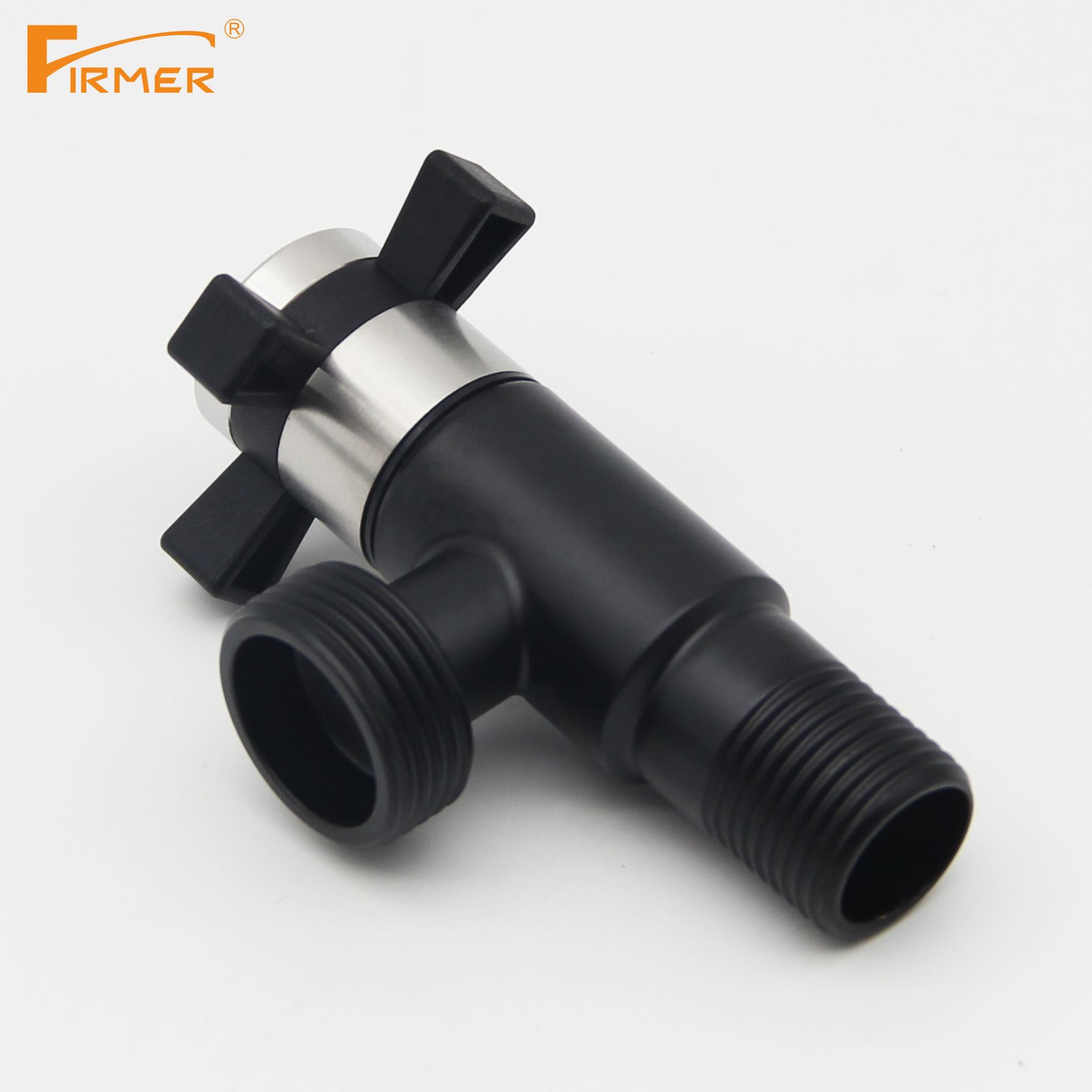 FIRMER 304 stainless steel hot and cold water triangle valve faucet stop valve household switch valve Application Scenario