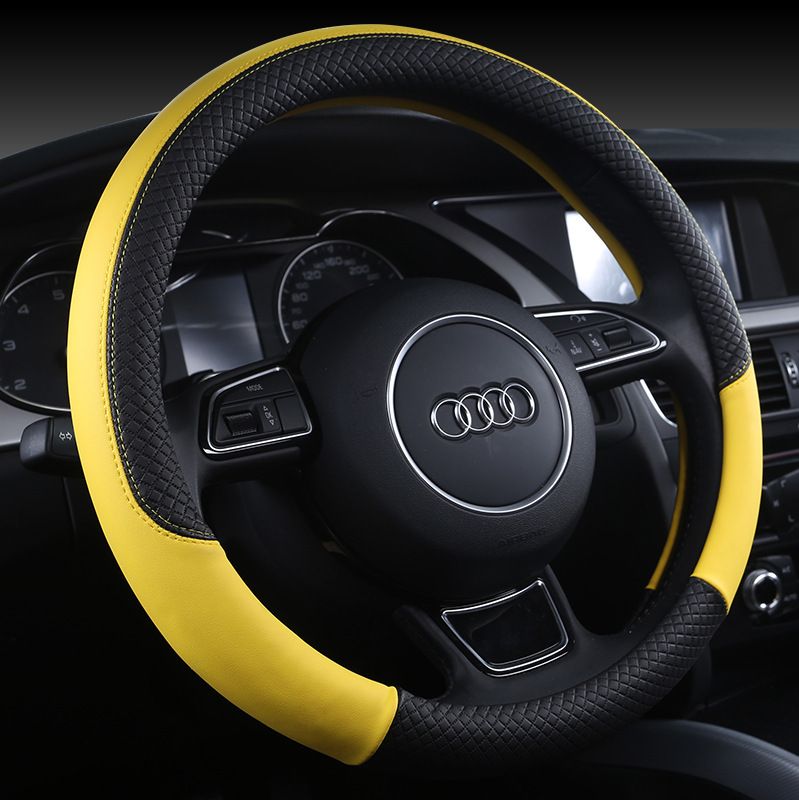 Manufacturers Direct Sales Of New Four Seasons General Steering Wheel Cover Leather Over Thousand Automobile Sports Fashion Set Wholesale Specification drawing