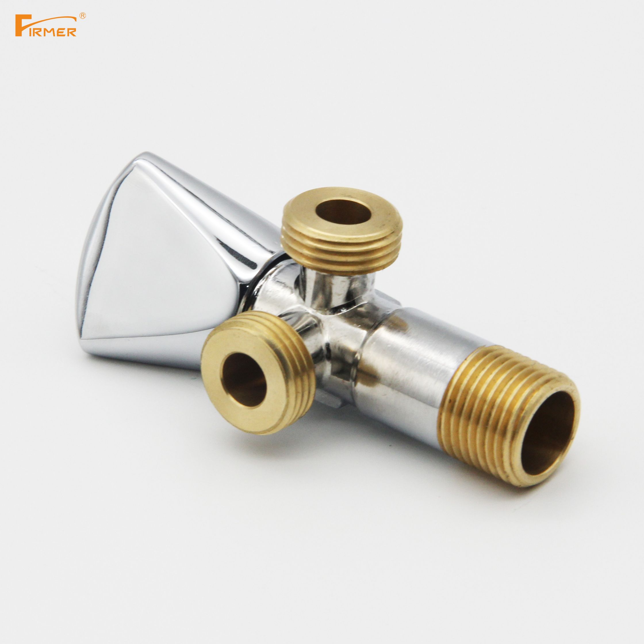 FIRMER copper dual-use water heater three-four-way corner valve Water divider switch valve Application Scenario