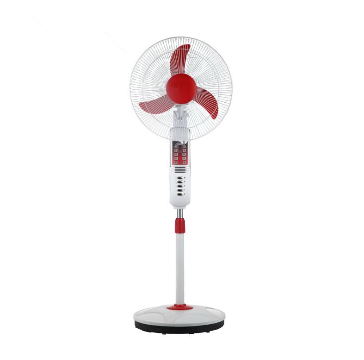 Solar DC fan charging fan 12V charging LED light outdoor use of emergency fan full figure