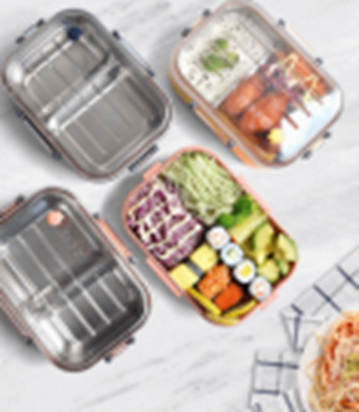 Yiwu Selection Koni stainless steel lunch box 800ml /36453 full figure