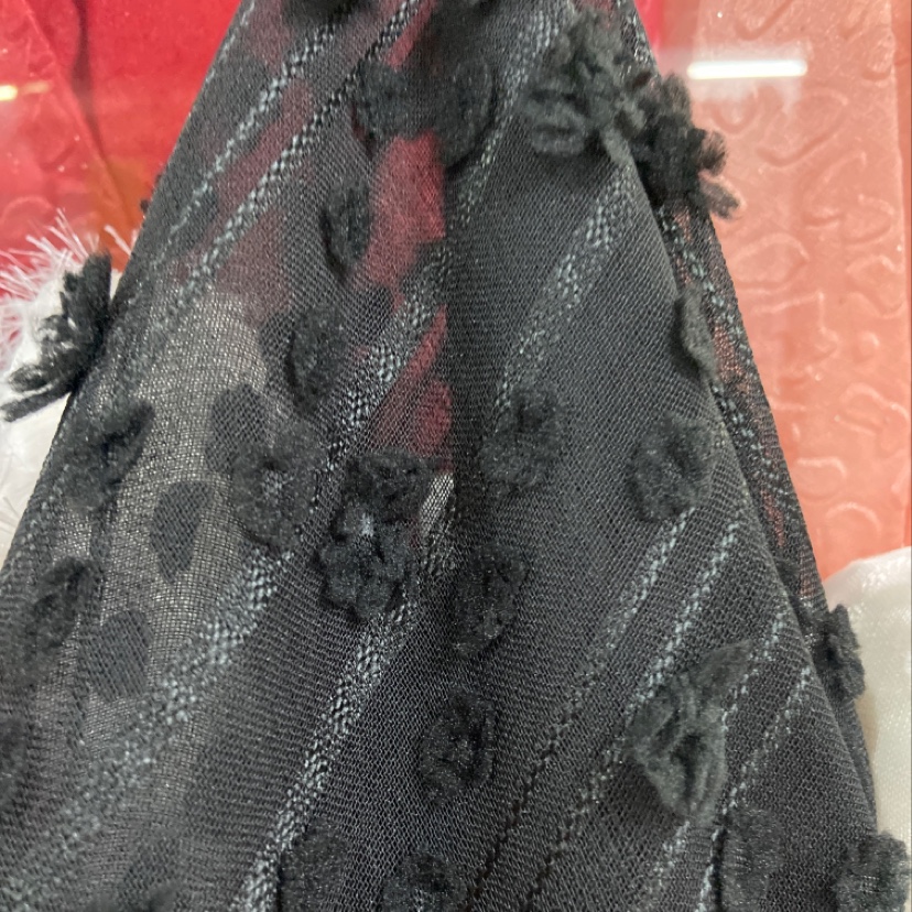 قطع معدنية ذات ثلاثة ألوان من القماش الشعر ود في السلسلة السوداء Specification image
