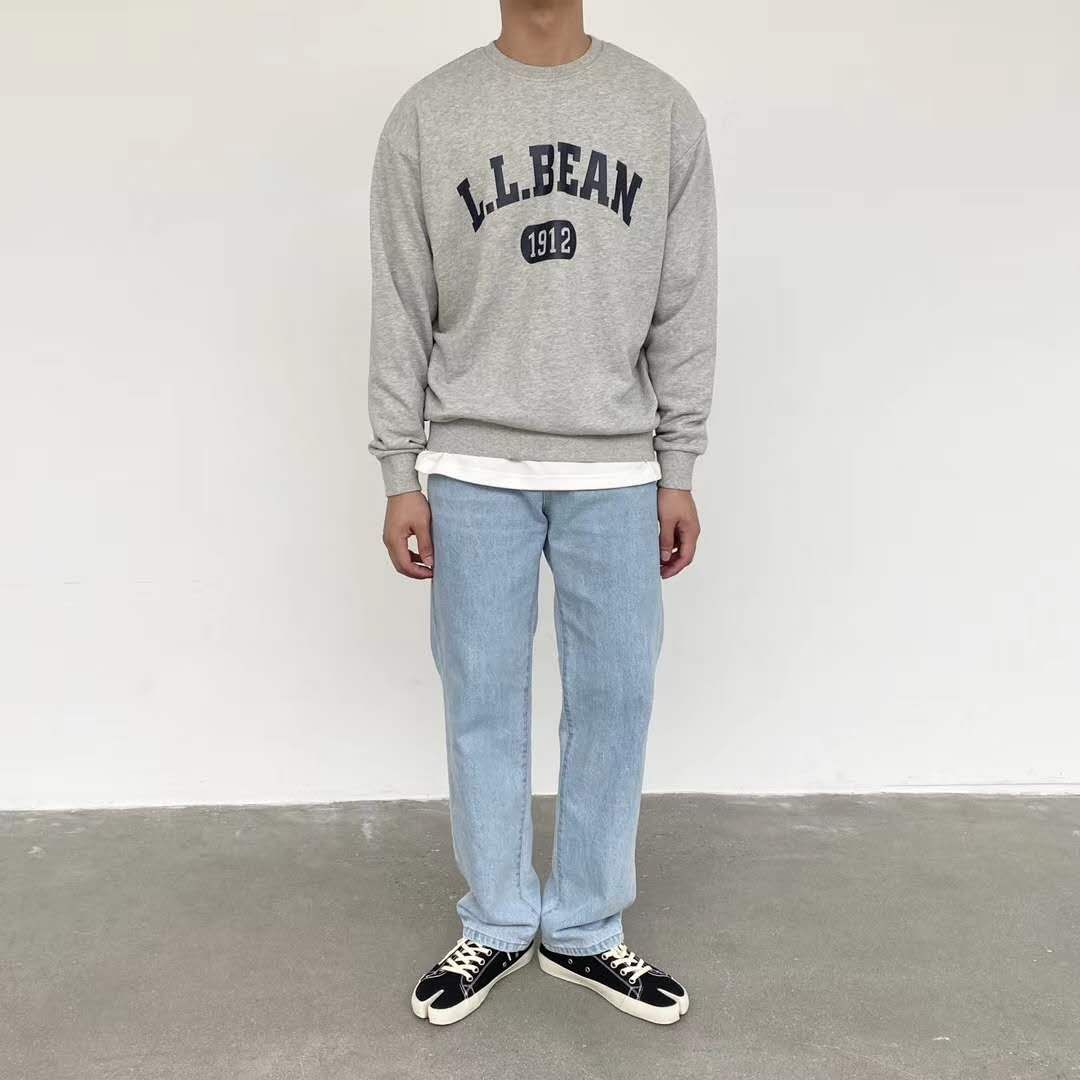 Dongdaemun Korean men's clothing Agency 2020 Spring Sweatshirt men's ins Trendy letter-printed loose round-neck top