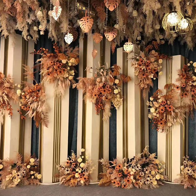 2020 Hongling Wedding Props Love Corner Iron Art Background Stage Large Screen Creative Stage Decoration Beauty Products Specification image