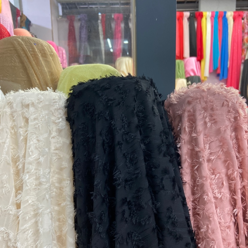 黑色链条花布料装饰品工艺品服装饰品面料头饰纱巾