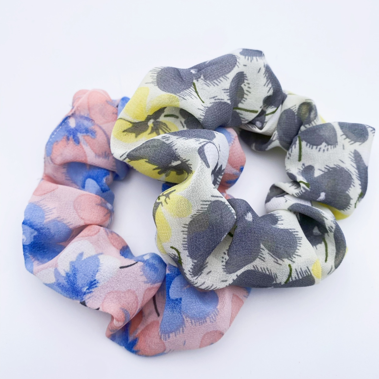 Beautiful Chiffon Flower Scrunchie