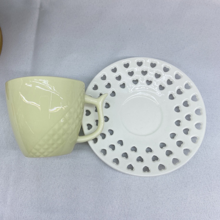 Coffee cup and saucer set details Picture