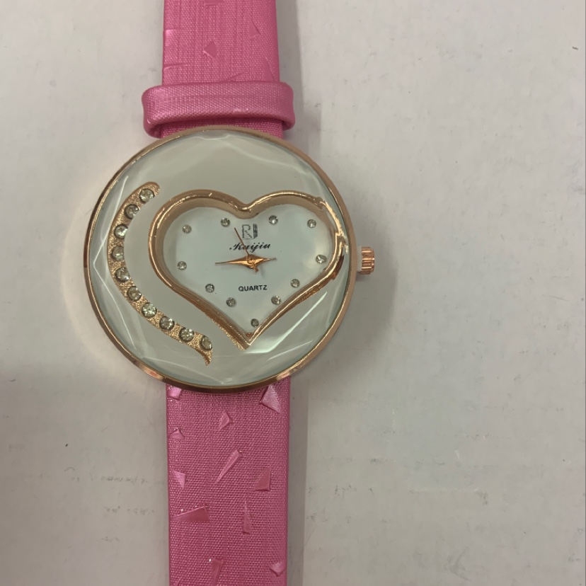 粉色表带个性钻表产品图