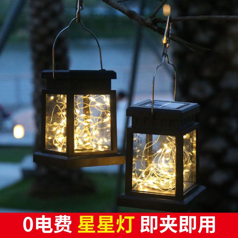 Solar-powered outdoor LED decorative light waterproof outdoor yard villa garden garden balcony landscape candle light