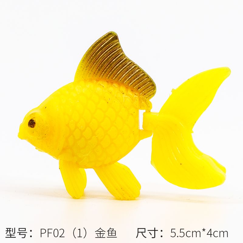 Fish Shadow Aquarium simulation plastic goldfish Floating in water, small fish fake fish detail image 4