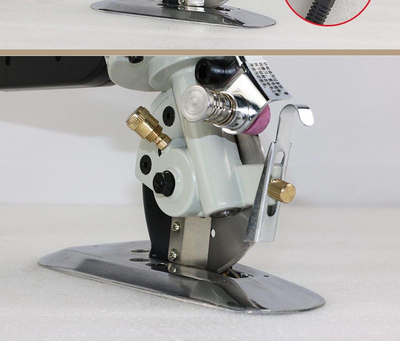 Qikai 90 type electric circular knife cutting machine, portable clothing electric scissors fabric cutting machine detail image 9