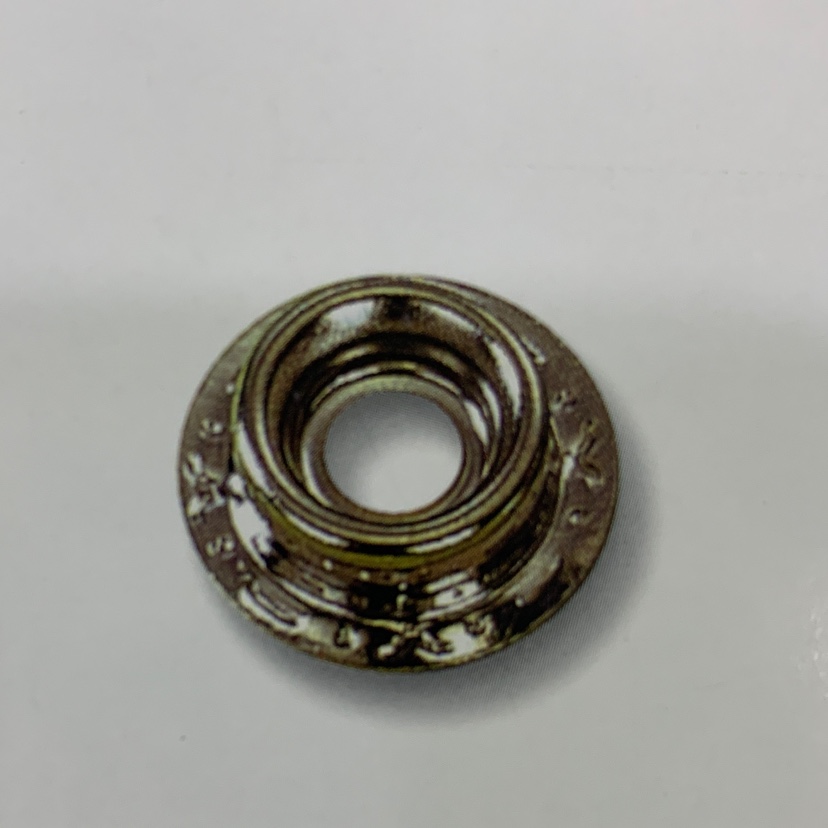 厂家直销热销新款银色四合扣15mm产品图